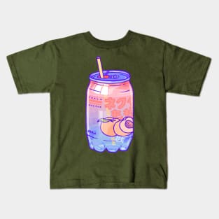 Peach Bubbles Kids T-Shirt